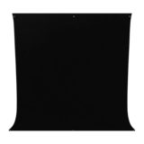 Westcott Wrinkle-Resistant Backdrop - Rich Black (9' x 10')