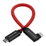 Kondor Blue Right Angle USB-C to USB-C cable 8.5