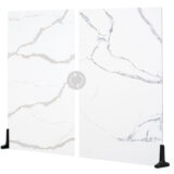 V-Flat World Duo-Board Double-Sided Background Carrara Blue/Calacatta Gold XL
