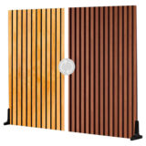 V-Flat World Duo-Board Double-Sided Background Wood Slats Light/Wood Slats Dark XL