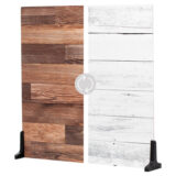 V-Flat World Duo-Board Double-Sided Background Whitewash/Hickory Planks