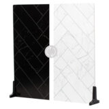 V-Flat World Duo-Board Double-Sided Background Zigzag Marble White/Zigzag Marble Black