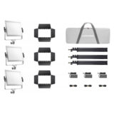 Godox Litemons LP600R K3 RGB LED Light Panel 3-light Kit Wit
