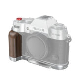 SmallRig 4735 L-Shape Plate with Wooden Handgrip voor X-T50 Zilver