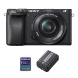 Sony Alpha A6400 systeemcamera Zwart + 16-50mm II Starterskit