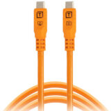 Tether Tools TetherPro Optima 10G USB-C Straight 1.8m Oranje
