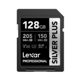 Lexar 128GB SDXC Silver Plus UHS-1 V30 R205/W150MB/s geheugenkaart