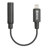 Boya BY-K1 3.5mm male TRRS to male Lightning adapter cable (20cm)