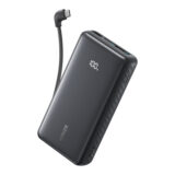 Anker Zolo Powerbank 20.000 mAh 22.5W Built-in USB-C Cable Black