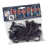 BongoTies elastieken kabelbinders Obsidian
