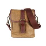 Bronkey Berlin Waxed Canvas Camera Bag Olijf Groen