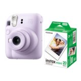 Fujifilm instax mini 12 Lilac Purple + 20 stuks mini fotopapier