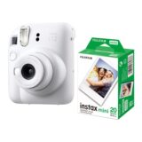Fujifilm instax mini 12 Clay White + 20 stuks mini fotopapier