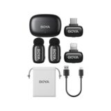 Boya Mini 2-01 (Black) 1x RX USB-C + 1x RX Lightning + 2x TX