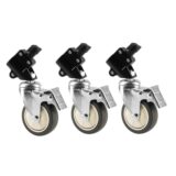 GlareOne Glide Kit 75/25 - Stand Casters with 16-22mm connector