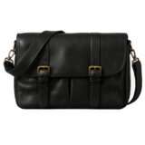 Bronkey Tokyo Leather Camera Bag Zwart