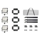 Godox LP600Bi Litemons Bi-color LED Light Panel 3-light kit Black