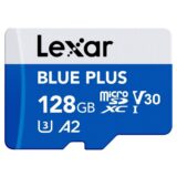 Lexar 128GB Micro SD Blue Plus UHS-I V30 100MB/s geheugenkaart