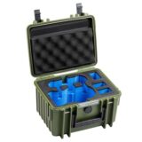 B&W Outdoor Case Type 2000 Brons Groen DJI Mini 5 Pro Fly More Combo