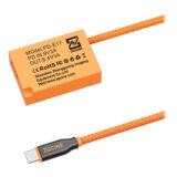 ZGCINE USB-C to LP-E17 Dummy Battery Cable