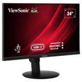 ViewSonic VG2409U-2 24 inch monitor Zwart