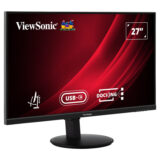 ViewSonic VG2709U-2K 27 inch monitor Zwart