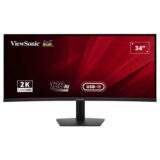 ViewSonic VA3420C 34 inch monitor Zwart