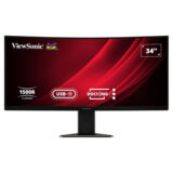 ViewSonic VG3419C 34 inch monitor Zwart