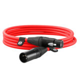 Rode XLR-kabel 3m Rood