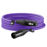 Rode XLR-kabel 6m Paars