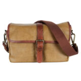 Bronkey Paris Waxed Canvas Camera Bag Olijf Groen