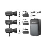 Godox Litemons LA300R RGB COB LED Light 3-light kit Zwart