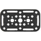 3 Legged Thing XPAND 90x50mm Cheese Plate Zwart