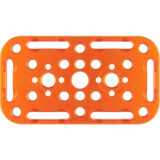 3 Legged Thing XPAND 90x50mm Cheese Plate Oranje