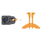 Tether Tools LeverLock & USB-C Right to Right Cable 4.6m Orange Kit