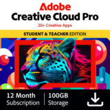 Adobe Creative Cloud Pro Student & Teacher Edition - 12 maanden/1 apparaat - Meertalig (PC/MAC)