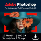 Adobe Photoshop - 12 maanden/1 apparaat - Meertalig - PC