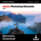 Adobe Photoshop Elements 2026 (3 jarige licentie) - Meertalig (PC/Mac)