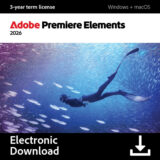 Adobe Premiere Elements 2026 (3 jarige licentie) - Meertalig (PC/Mac)