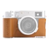 Pgytech Leather Camera Case Fujifilm X100VI Clay Brown