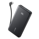 Anker Zolo Powerbank 10.000 mAh 22.5W Built-in USB-C Cable Black