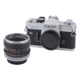 Canon FTb QL body + Canon FD 50mm f/1.8 objectief - Tweedehands