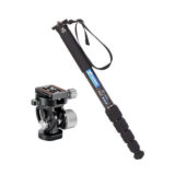 Leofoto MP-285C Monopod met VH-10S statiefkop