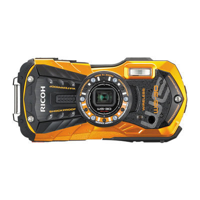 Ricoh WG-30W compact camera Flame Orange