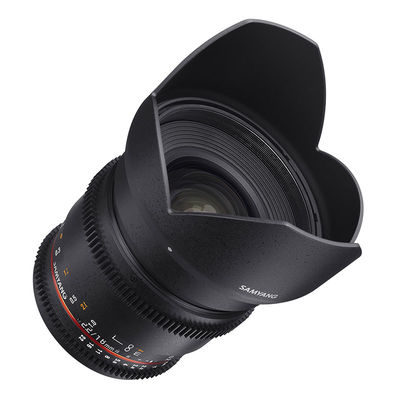 Samyang 16mm T2.2 VDSLR ED AS UMC CS II Canon EF-M-mount objectief