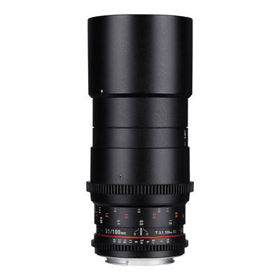 Samyang 100mm T3.1 VDSLR  ED UMC macro Pentax K-mount objectief