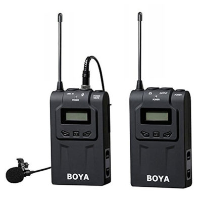 Boya BY-WM6 UHF Draadloos Lavalier Microfoonsysteem