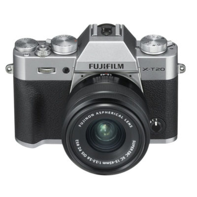 Fujifilm X-T20 systeemcamera Zilver + 15-45mm f/3.5-5.6 OIS PZ