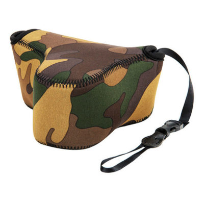 JJC OC-S2YG Neoprene Mirrorless Camera Pouch Camouflage Bruin