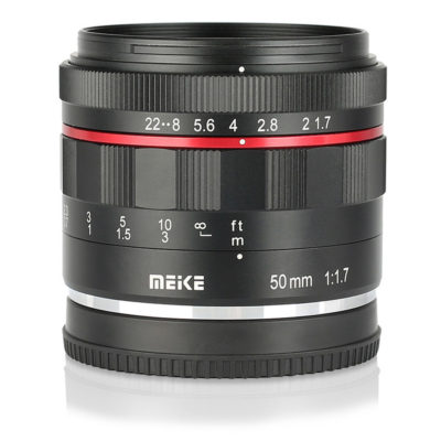 Meike 50mm f/1.7 Nikon 1-mount objectief